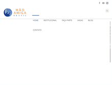 Tablet Screenshot of colegiomaoamiga.org.br